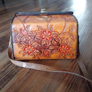 Vintage Hand Tooled Purse